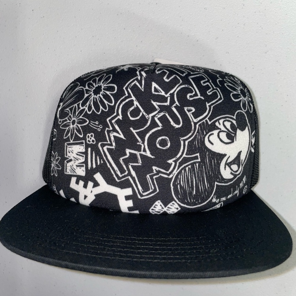 Neff/Disney: Mickey Mouse Black SnapBack Mesh Cap/Hat